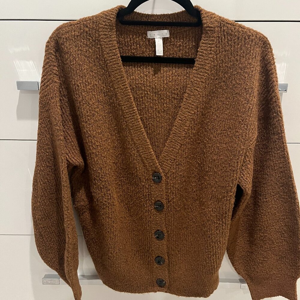 Leith Button Down Sweater Cardigan - SIZE M